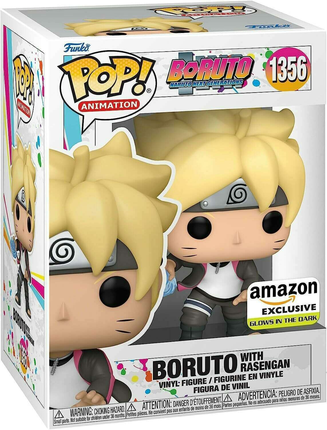 POP! Animation: 1356 Boruto, Boruto with Rasengan (GITD) Exclusive