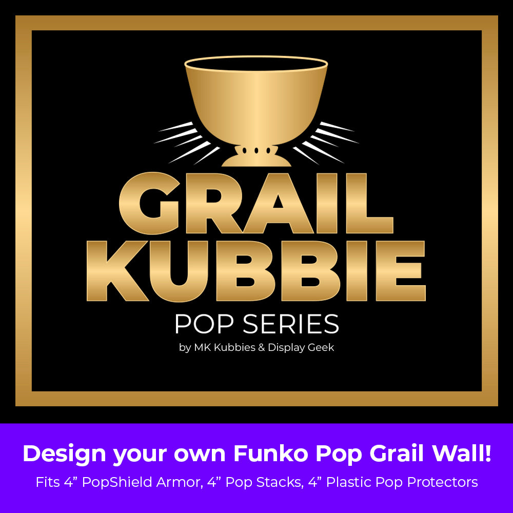 Branding for GRAIL KUBBIE (3x2) - In Box Display Case for Funko Pops in Acrylic Hard Stack Armor (Cardboard)