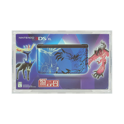 Custom Acrylic Hard Case for NINTENDO 3DS XL POKEMON XERNEAS & YVELTAL Video Game Console Box (4.5mm thick) Fits 5.2h x 8.5w x 1.8d