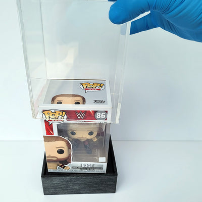 4 inch standard custom acrylic ultra premium best funko pop hard protectors thick strong vinyl pop shield vaulted armor collect protect display geek exclusive wall mount case c3 shelves