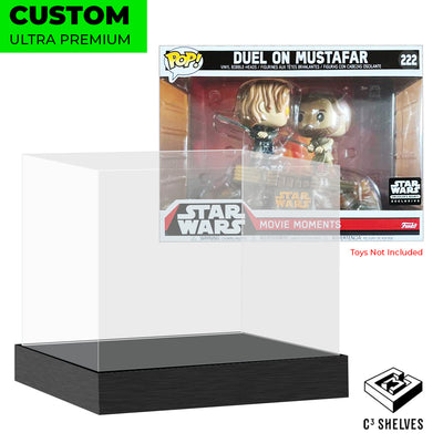 pop movie moments custom acrylic ultra premium best funko pop hard protectors thick strong vinyl pop shield vaulted armor collect protect display geek exclusive wall mount case c3 shelves