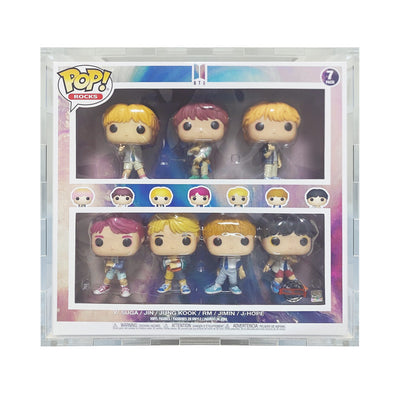 7 PACK LARGE - 4.5mm thick Pop Fortress Custom Acrylic Hard Case for Funko Pop Grail Boxes (Fits 12.5h x13w x 3.5d)