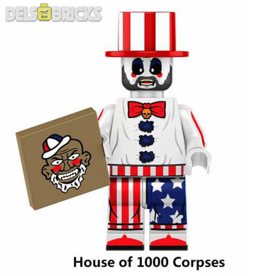 Captain Spaulding (House of 1000 Corpses) - Custom Building Blocks Mini Figures Compatible with LEGO