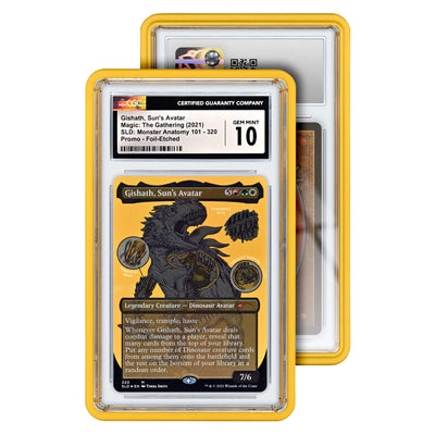 Yellow Standard Protective Case for Graded Cards (CGC/CSC) - GradedGuard