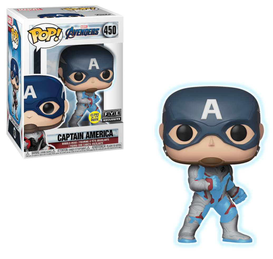 POP! Marvel: Avengers 450 CPT America (GITD)