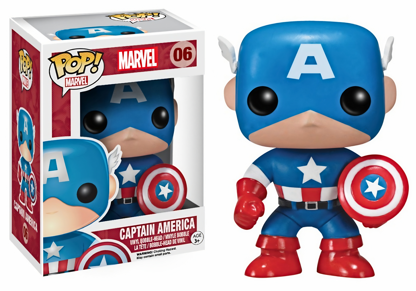 POP! Marvel: 06 Marvel, CPT America