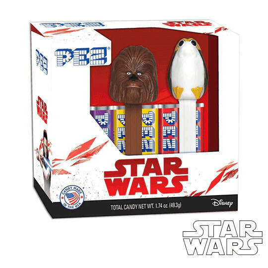 PEZ - Star Wars, Chewbacca and Porg (2-PK)