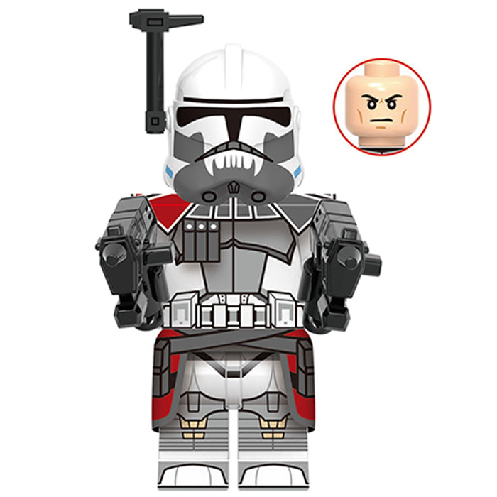 Commander Colt Clone Trooper (Star Wars) - Custom Building Blocks Mini Figures Compatible with LEGO