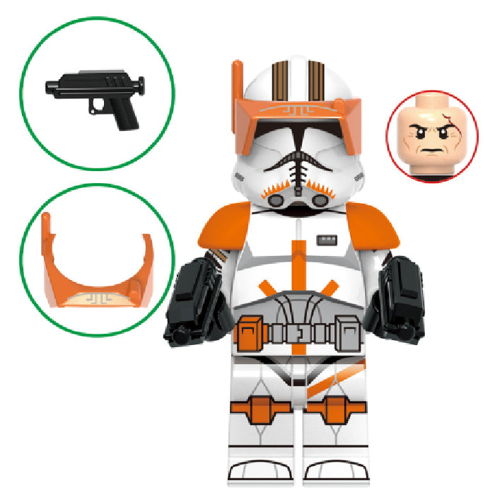 Commander Cody 212th Attack Battalion (Star Wars) - Custom Building Blocks Mini Figures Compatible with LEGO