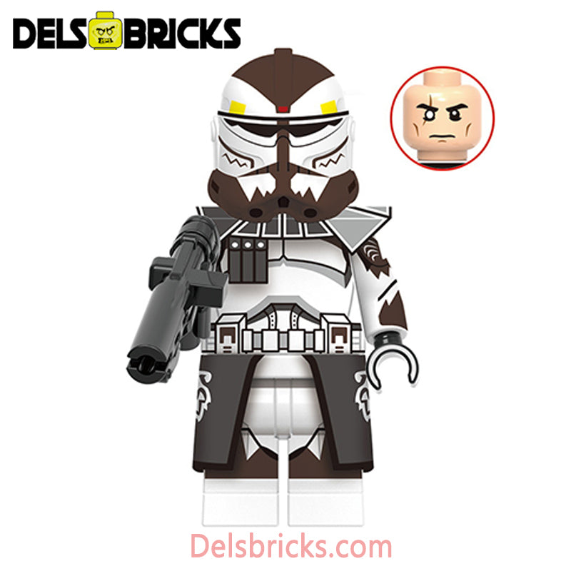 Commander Wolffe - New Clone Trooper (Star Wars) - Custom Building Blocks Mini Figures Compatible with LEGO