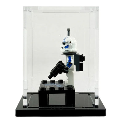 LEGO - 3mm thick Custom Acrylic Display Case for 1 x Minifigure Star Wars 25th Anniversary (3.5h x 2.5w x 2.5d) by Display Geek Flying Box 3mm thick dust and dirt protection