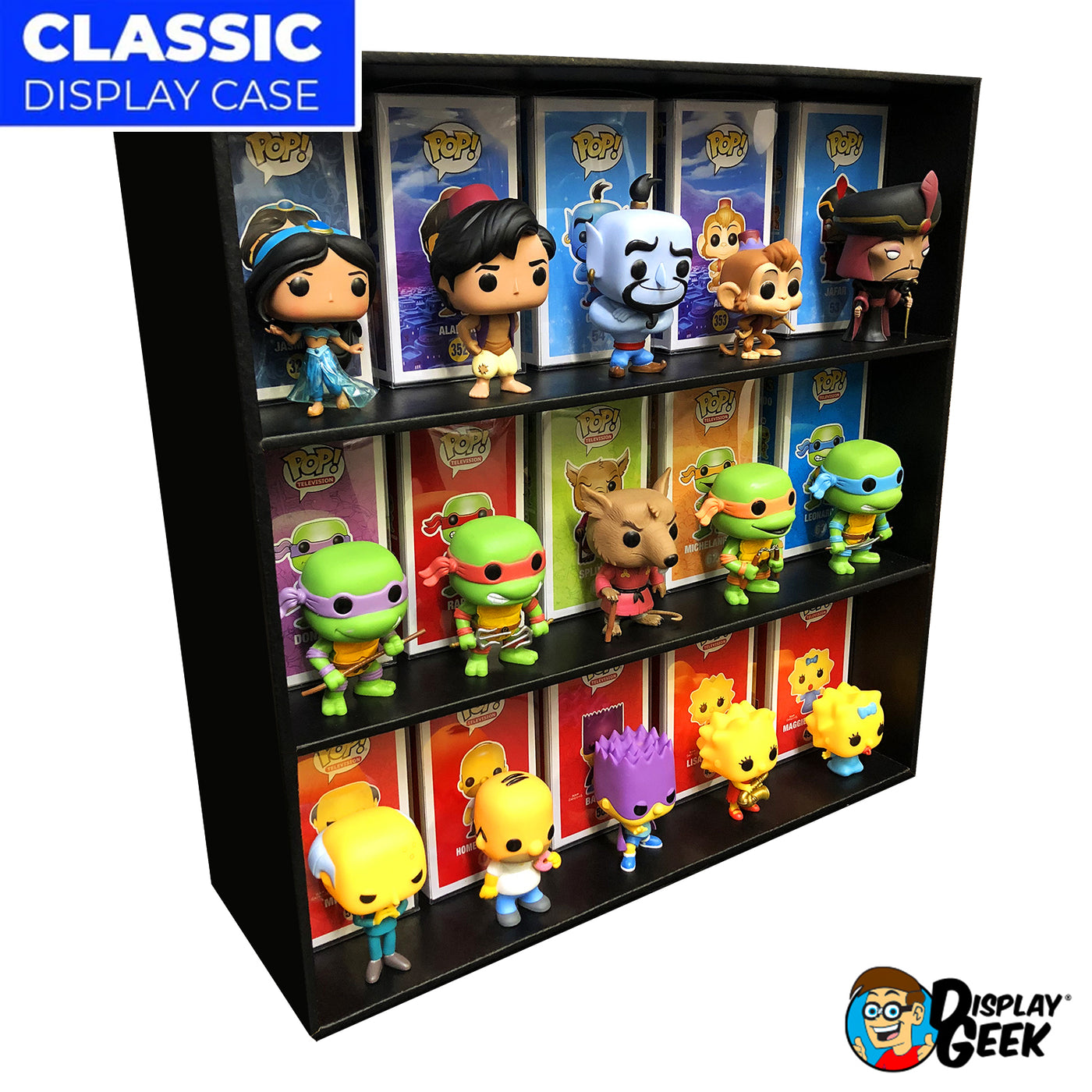 Display Geek Classic Storage Best Funko Pop Vinyl Display Case Pop Shelf Shelves Eco vaulted original kubbies