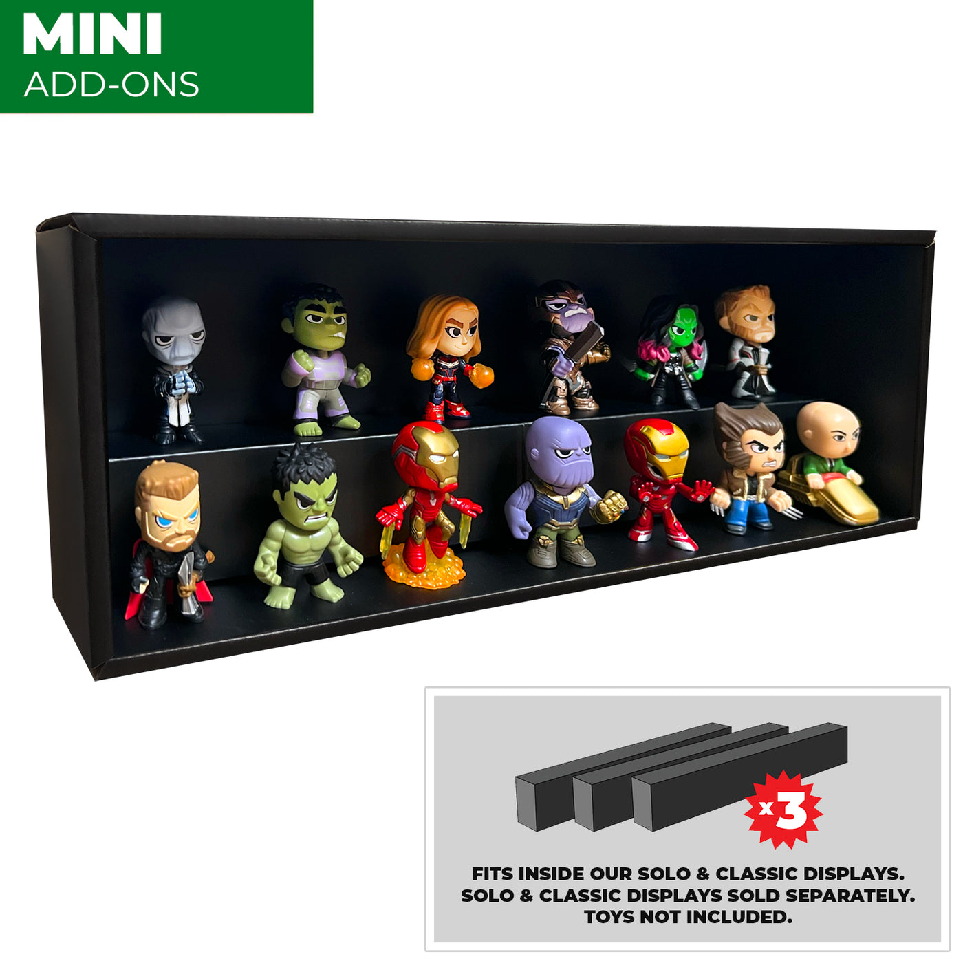 Geek Displays Display Add-On Steps for Funko Pop s and Mystery Minis | Display Geek, Inc.