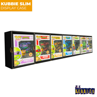 Display Geek MK Kubbies Slim 7 Storage Best Funko Pop Vinyl Display Case Pop Shelf Shelves Eco vaulted original vault air
