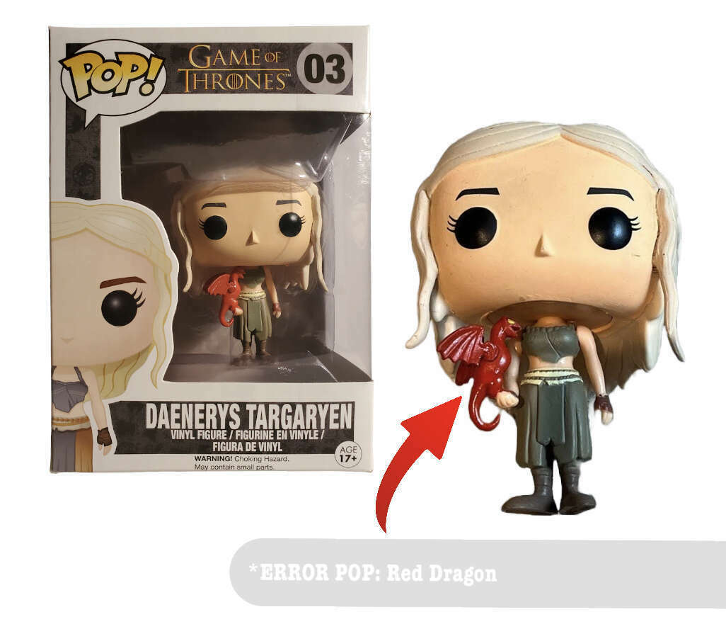 POP! Television: 03 GOT, Daenerys Targaryen (Error Red Dragon)