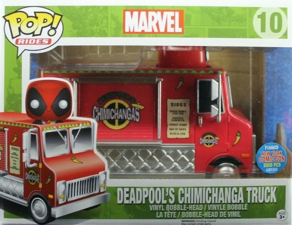 POP! Rides (Marvel): 10 Deadpool's Chimichanga Truck Exclusive