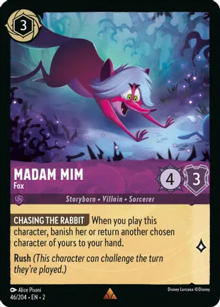 Disney Lorcana: ROTF, 46/204 Madam Mim (Fox) (R)