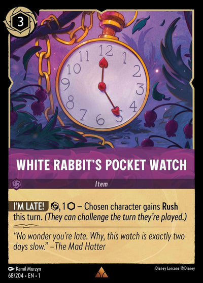 Disney Lorcana: TFC, 68/204 White Rabbit's Pocket Watch (R)