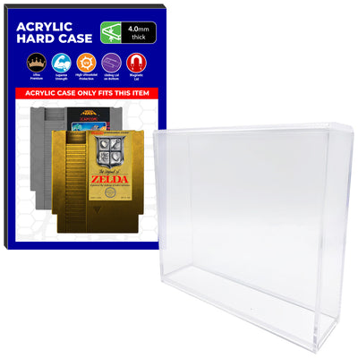 KP Fortress Acrylic Hard Case for NES Nintendo Video Game Cartridge 4mm thick, UV & Slide Bottom on The Pop Protector Guide by Display Geek and Kollector Protector