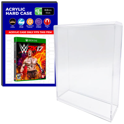 Acrylic Case for XBOX One Standard Video Game Cases, 4mm thick, UV Resistant & Magnetic Slide Bottom