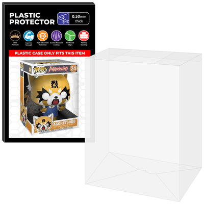 Pop Protector for 10 inch Aggretsuko Rage #24 Jumbo Funko Pop on The Protector Guide App by Display Geek