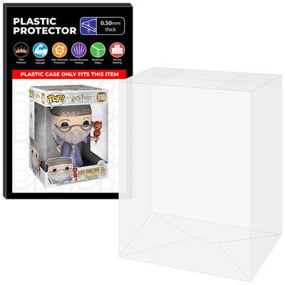 Pop Protector for 10 inch Albus Dumbledore with Fawkes #110 Jumbo Funko Pop on The Protector Guide App by Display Geek