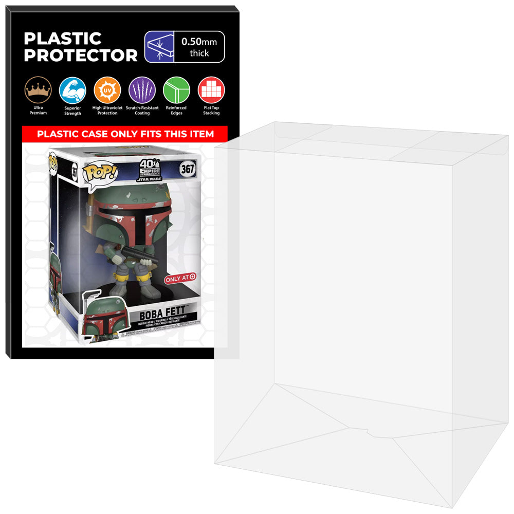 Pop Protector for 10 inch Boba Fett #367 Jumbo Funko Pop on The Protector Guide App by Display Geek