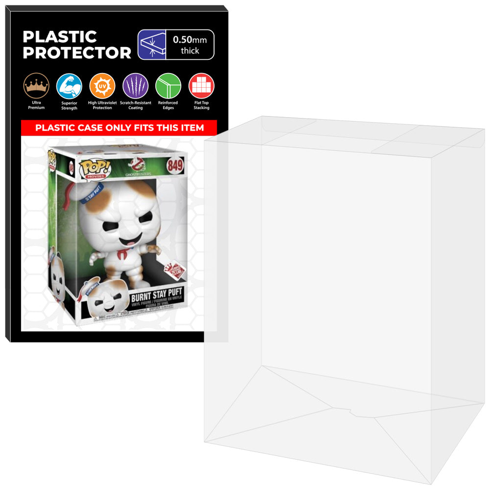 Pop Protector for 10 inch Burnt Stay Puft #849 Jumbo Funko Pop on The Protector Guide App by Display Geek