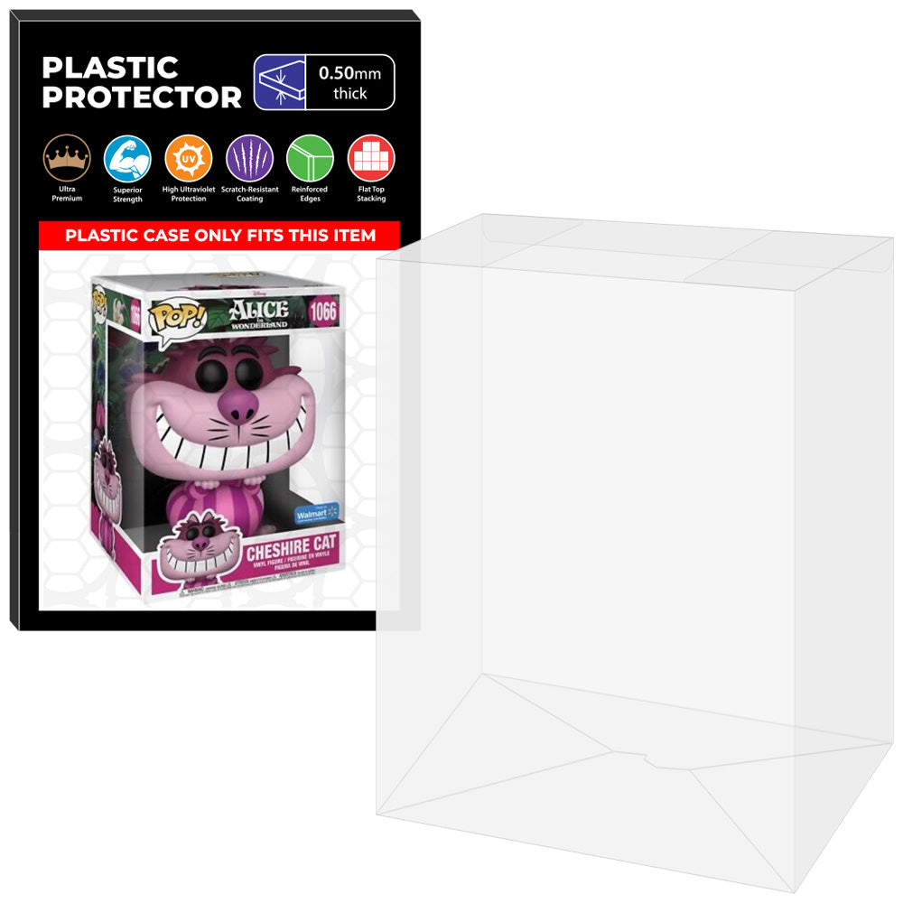 Pop Protector for 10 inch Cheshire Cat #1066 Jumbo Funko Pop on The Protector Guide App by Display Geek