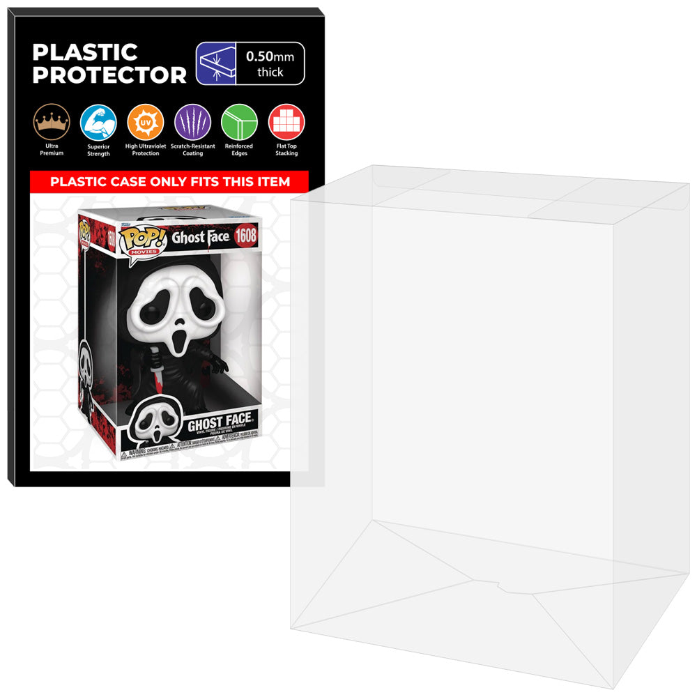 Pop Protector for 10 inch Scream Ghost Face #1608 Jumbo Funko Pop on The Protector Guide App by Display Geek