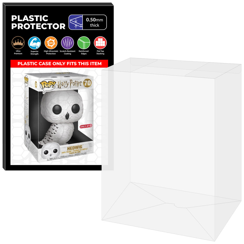 Pop Protector for 10 inch Hedwig #70 Jumbo Funko Pop on The Protector Guide App by Display Geek