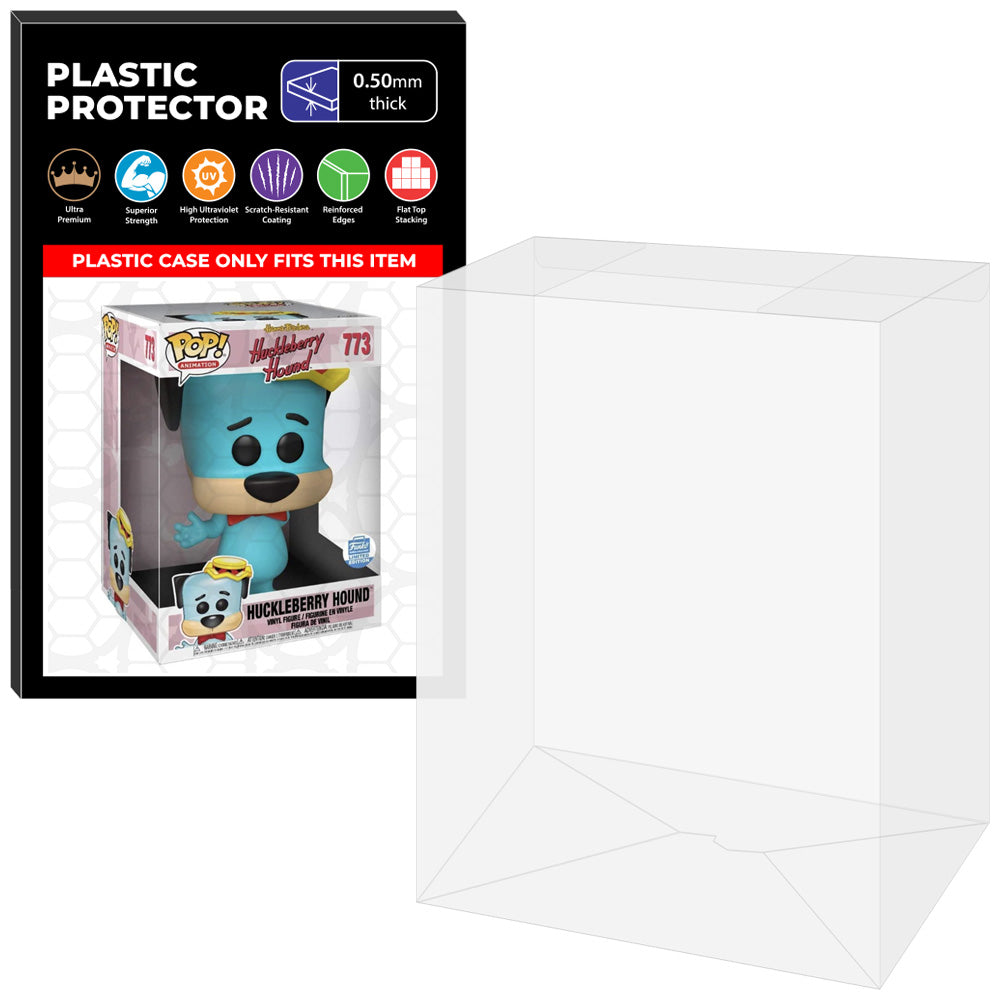 Pop Protector for 10 inch Huckleberry Hound Blue #73 Jumbo Funko Pop on The Protector Guide App by Display Geek