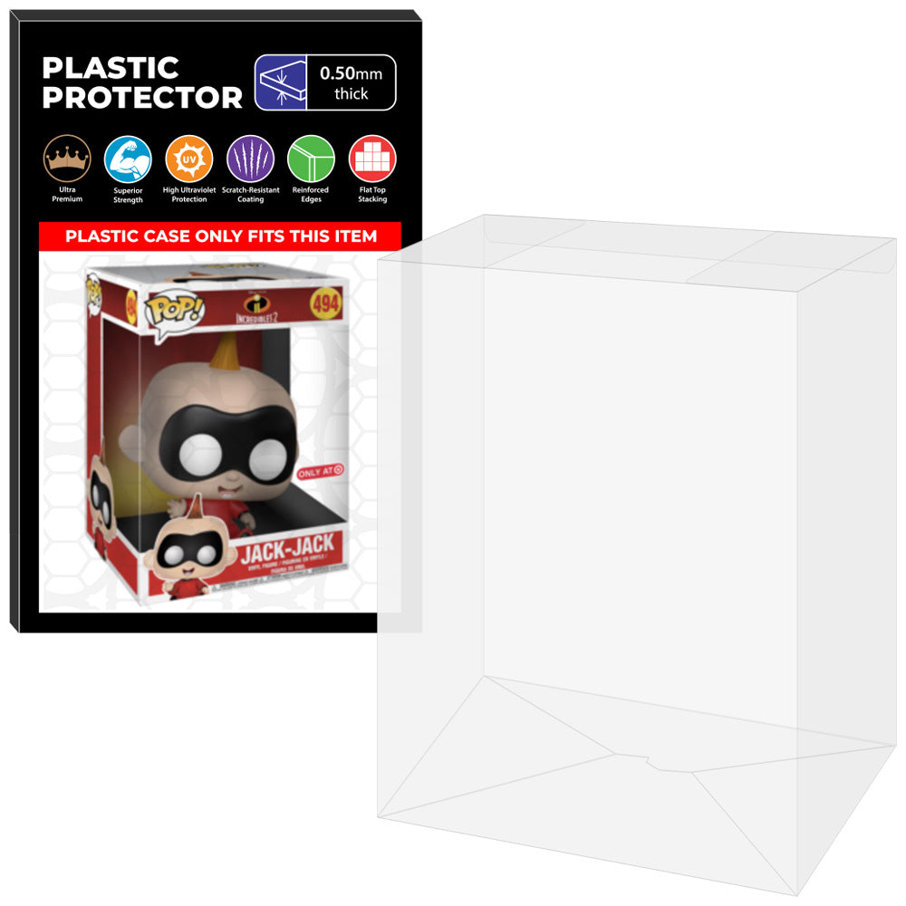 Pop Protector for 10 inch Jack-Jack Incredibles #494 Jumbo Funko Pop on The Protector Guide App by Display Geek