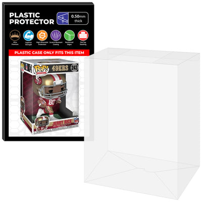 Pop Protector for 10 inch Jerry Rice #243 Jumbo Funko Pop on The Protector Guide App by Display Geek