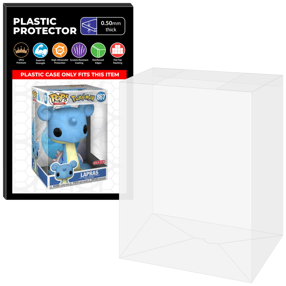 Pop Protector for 10 inch Lapras #867 Jumbo Funko Pop on The Protector Guide App by Display Geek