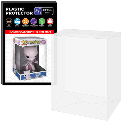 Pop Protector for 10 inch Mewtwo #583 Jumbo Funko Pop on The Protector Guide App by Display Geek