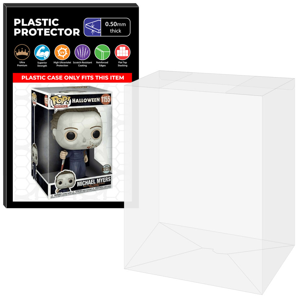 Pop Protector for 10 inch Michael Myers #1155 Jumbo Funko Pop on The Protector Guide App by Display Geek