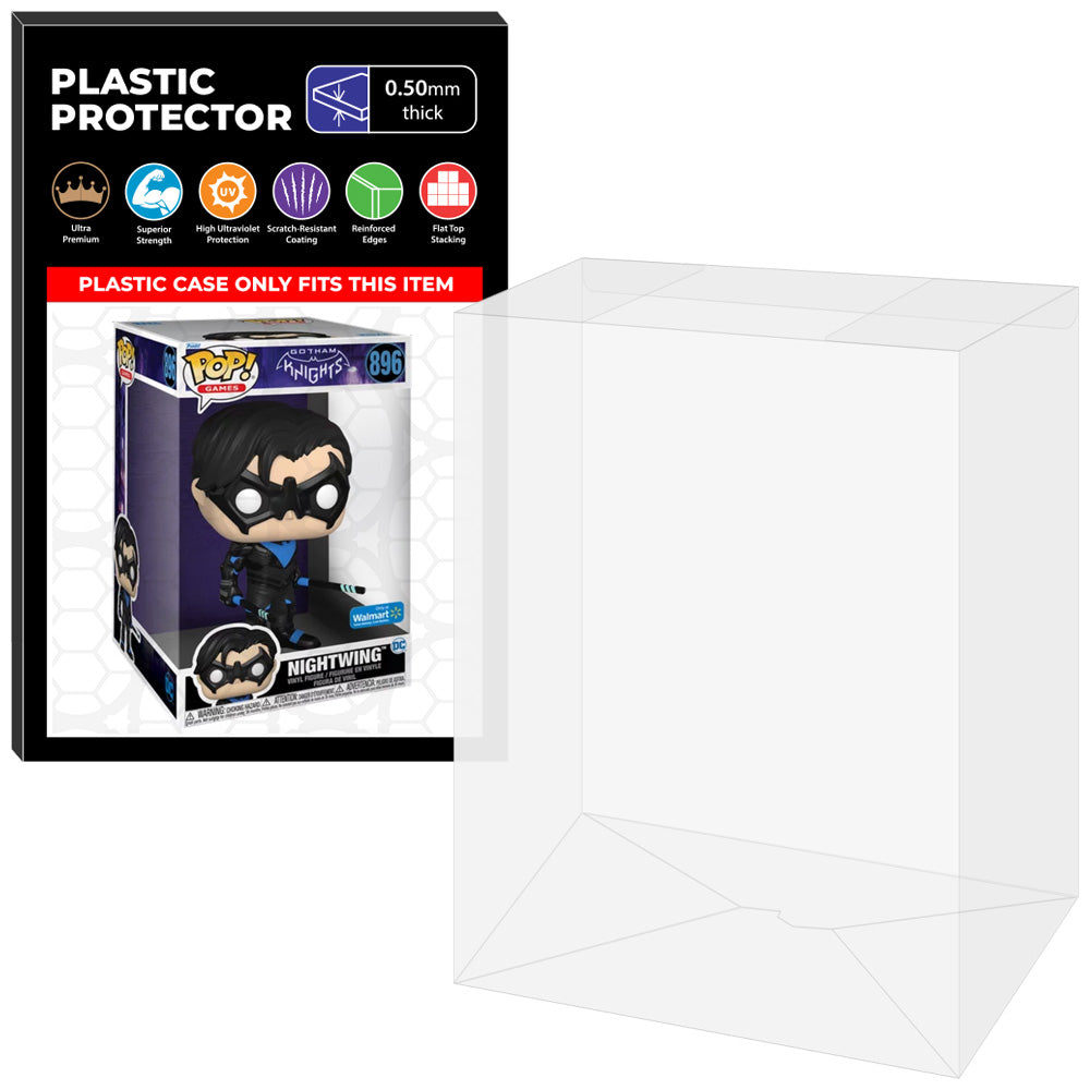 Pop Protector for 10 inch Nightwing #896 Jumbo Funko Pop on The Protector Guide App by Display Geek