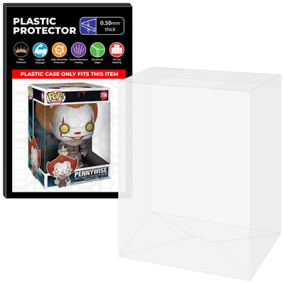 Pop Protector for 10 inch Pennywise with Boat #786 Jumbo Funko Pop on The Protector Guide App by Display Geek