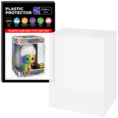 Pop Protector for 10 inch Rainbow Troll Chase #09 Jumbo Funko Pop on The Protector Guide App by Display Geek