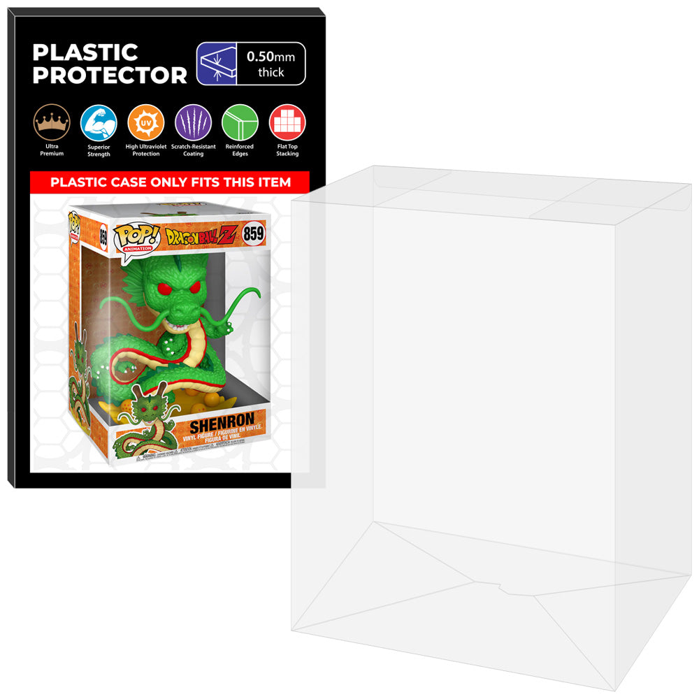 Pop Protector for 10 inch Shenron #859 Jumbo Funko Pop on The Protector Guide App by Display Geek