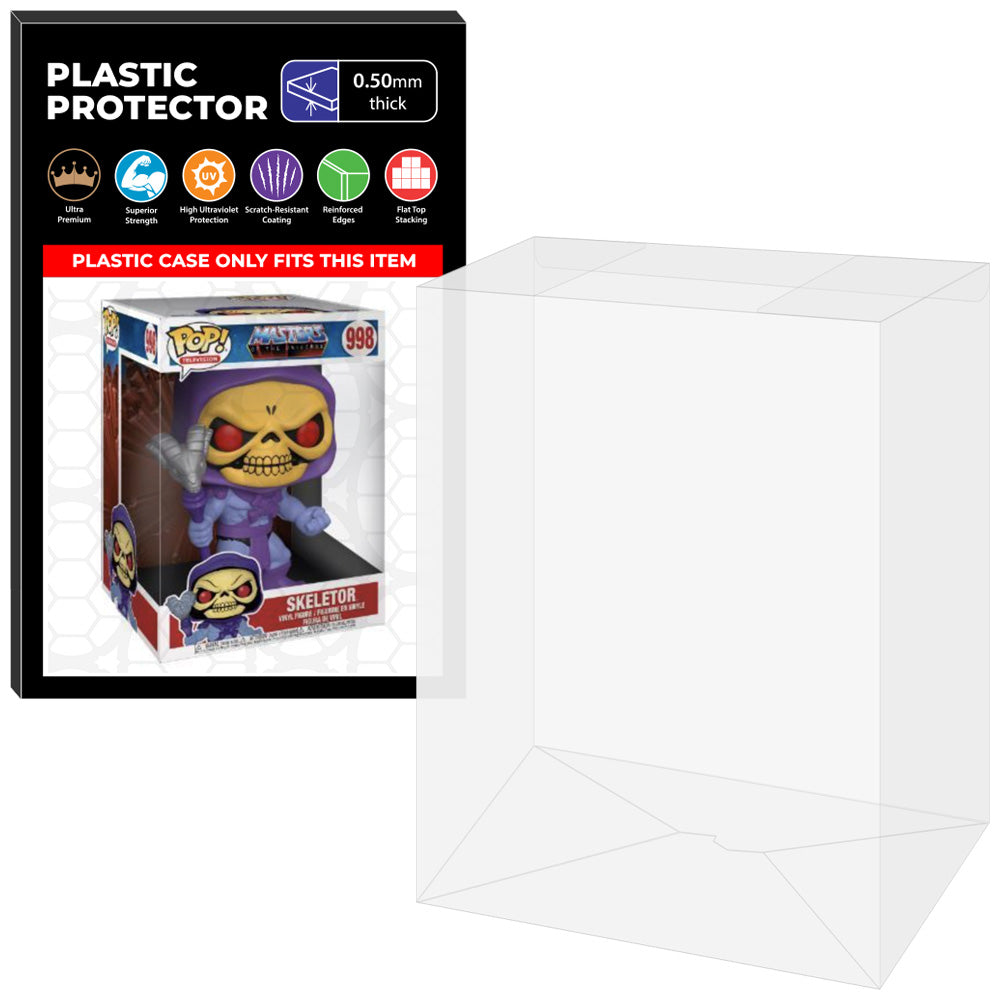 Pop Protector for 10 inch Skeletor #998 Jumbo Funko Pop on The Protector Guide App by Display Geek