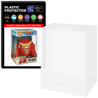 Pop Protector for 10 inch Naruto Son Goku #1549 Jumbo TargetCon Funko Pop on The Protector Guide App by Display Geek