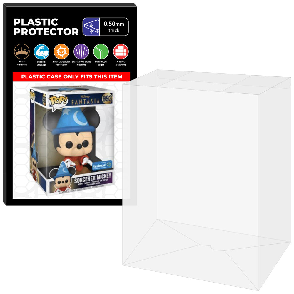 Pop Protector for 10 inch Sorcerer Mickey #993 Jumbo Funko Pop on The Protector Guide App by Display Geek