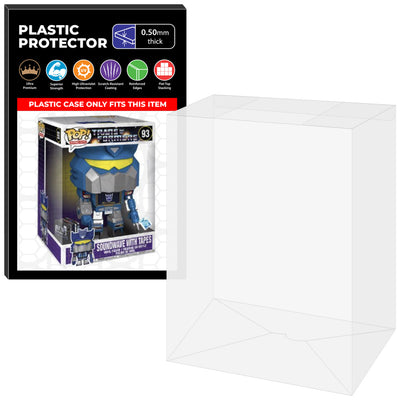 Pop Protector for 10 inch Soundwave with Tapes #93 Jumbo Funko Pop on The Protector Guide App by Display Geek