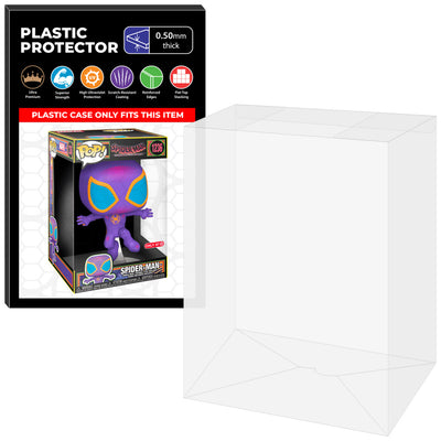 Pop Protector for 10 inch Spider-Man Blacklight #1236 Jumbo Funko Pop on The Protector Guide App by Display Geek