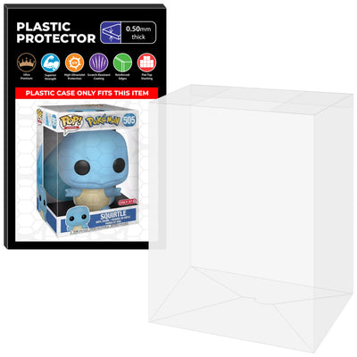 Pop Protector for 10 inch Squirtle #505 Jumbo Funko Pop on The Protector Guide App by Display Geek