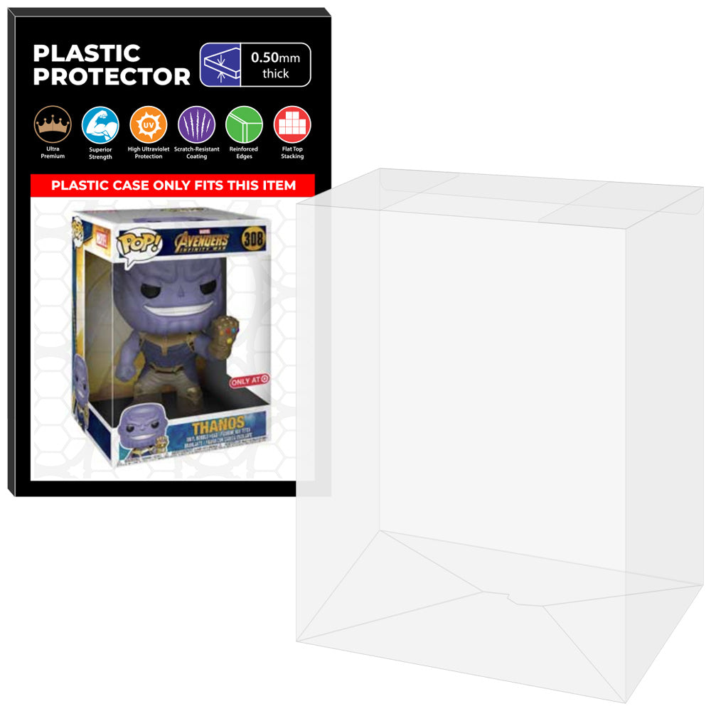 Pop Protector for 10 inch Thanos Infinity War #308 Jumbo Funko Pop on The Protector Guide App by Display Geek