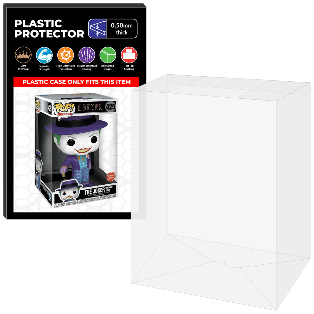 Pop Protector for 10 inch The Joker 1989 #425 Jumbo Funko Pop on The Protector Guide App by Display Geek