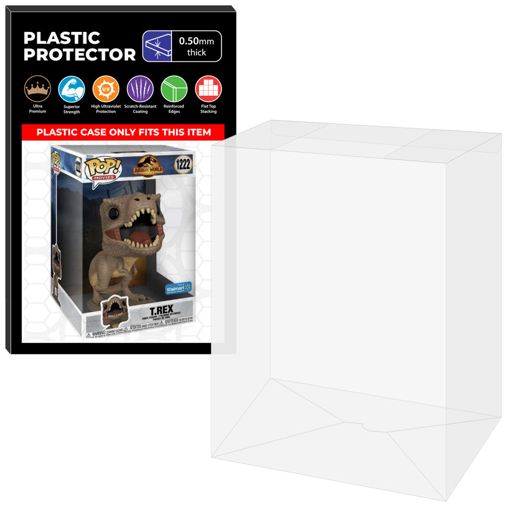 Pop Protector for 10 inch T.Rex Jurassic World #1222 Jumbo Funko Pop on The Protector Guide App by Display Geek